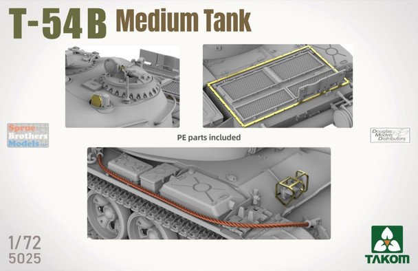 TAK05025 1:72 Takom T-54B Medium Tank