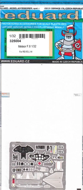 EDU325004 1:32 Eduard PE - Meteor F.8 (REV kit)
