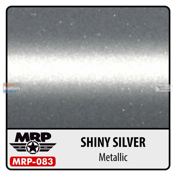 MRP083 MRP/Mr Paint - Shiny Silver Metallic 30ml (for Airbrush only)
