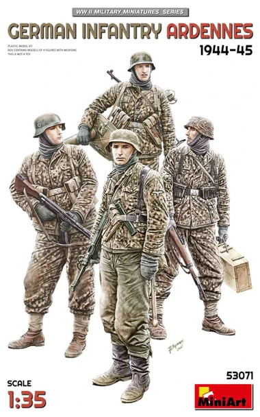 MIA53071 1:35 MiniArt German Infantry Ardennes 1944-45 Figure Set