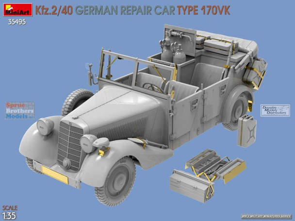 MIA35495 1:35 Miniart Kfz.2/40 German Repair Car Type 170VK