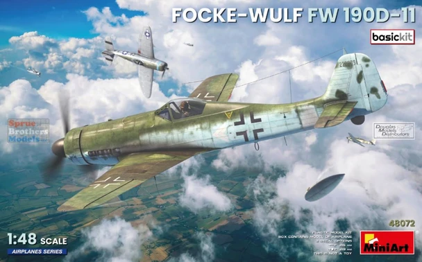 MIA48072 1:48 Miniart Fw190D-11 [Basic Kit]