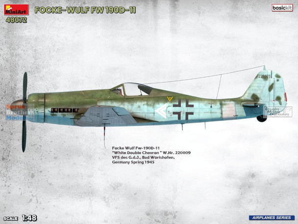 MIA48072 1:48 Miniart Fw190D-11 [Basic Kit]