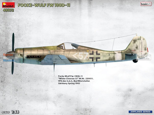 MIA48072 1:48 Miniart Fw190D-11 [Basic Kit]