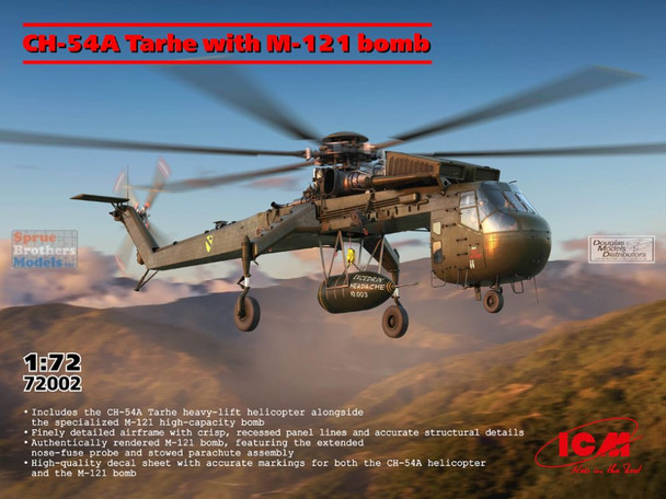 ICM72002 1:72 ICM CH-54A Tarhe with M-121 Bomb