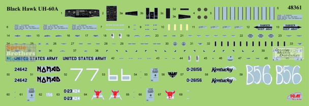 ICM48368 1:48 ICM UH-60A Black Hawk with ESSS and Skis