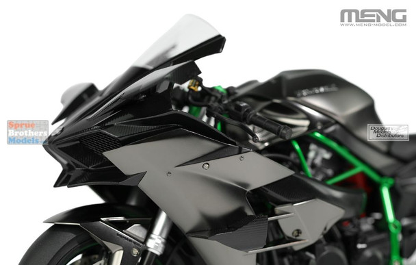 MNGMT011S 1:9 Meng Kawasaki Ninja H2R Motorcycle [Pre-Colored Edition]