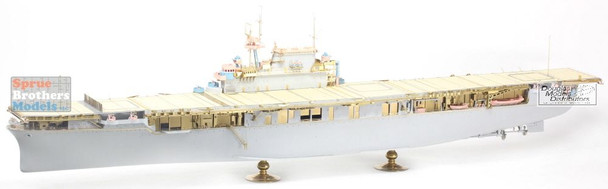 PONF27012FB 1:200 Pontos Model Detail Up Set - USS Yorktown CV-5 1942 with 20B Deck Blue Wood Deck (TRP/ILK kit)