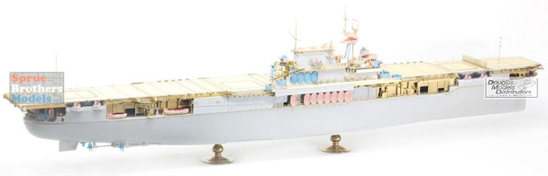 PONF27012FB 1:200 Pontos Model Detail Up Set - USS Yorktown CV-5 1942 with 20B Deck Blue Wood Deck (TRP/ILK kit)