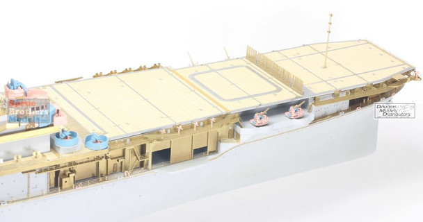 PONF27012FB 1:200 Pontos Model Detail Up Set - USS Yorktown CV-5 1942 with 20B Deck Blue Wood Deck (TRP/ILK kit)