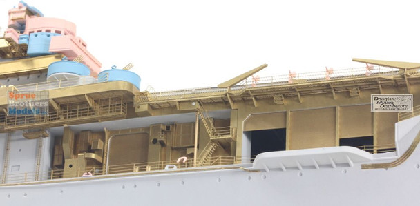 PONF27012FB 1:200 Pontos Model Detail Up Set - USS Yorktown CV-5 1942 with 20B Deck Blue Wood Deck (TRP/ILK kit)