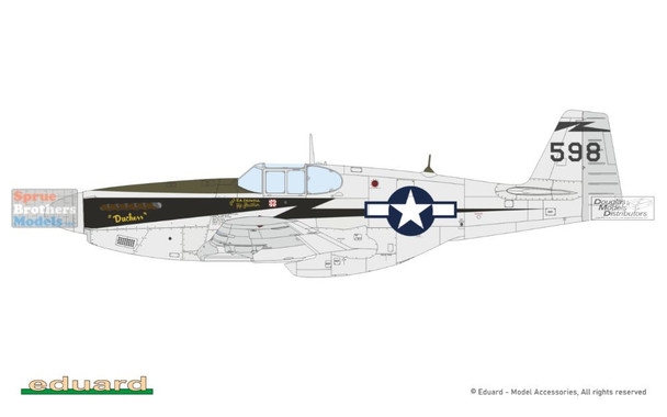 ONEEDU11200 1:48 Eduard Sharks and Stallions: P-40N Warhawk & P-51B P-51C Mustang [Limited Edition Dual Combo] (BOX DAMAGE)