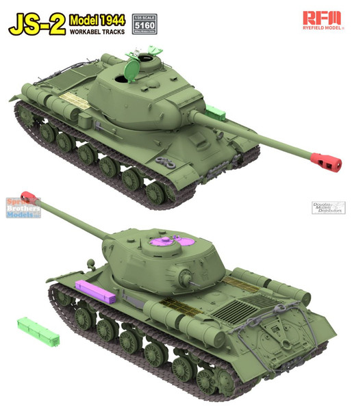 ONERFMRM5160 1:35 Rye Field Model JS-2 Model 1944 (BOX DAMAGE)