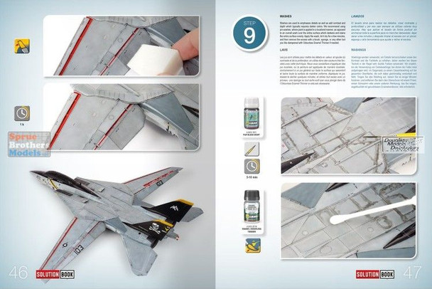 AMM7739 AMMO by Mig Solutions Box - USAF / US Navy Grey Aircraft Colors and Weathering System