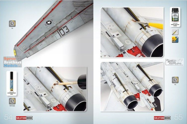 AMM7739 AMMO by Mig Solutions Box - USAF / US Navy Grey Aircraft Colors and Weathering System