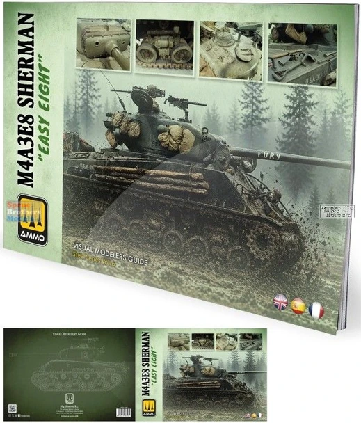 AMM6326 AMMO by Mig Visual Modelers Guide Steel Series Vol 6 - M4A3E8 Sherman 'Easy Eight'
