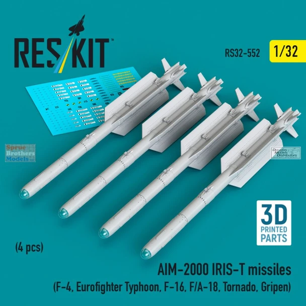 RESRS320552 1:32 ResKit AIM-2000 IRIS-T Missile Set