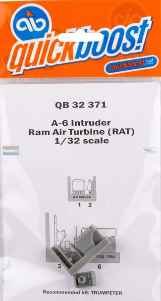 QBT32371 1:32 Quickboost A-6 Intruder Ram Air Turbine (TRP kit)