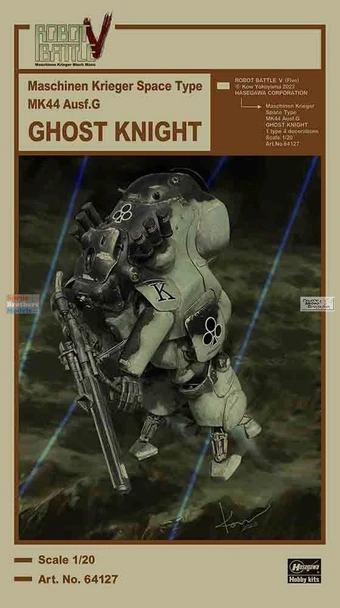 HAS64127 1:20 Hasegawa Machinen Krieger MK44 Ausf.G Ghost Knight