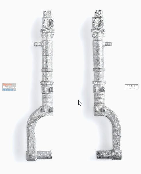 ZKMA34298 1:32 Zoukei-Mura Ki-100 Metal Landing Gear Struts (ZKM