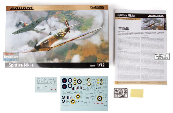 EDU70202 1:72 Eduard Spitfire Mk.Ia ProfiPACK Edition