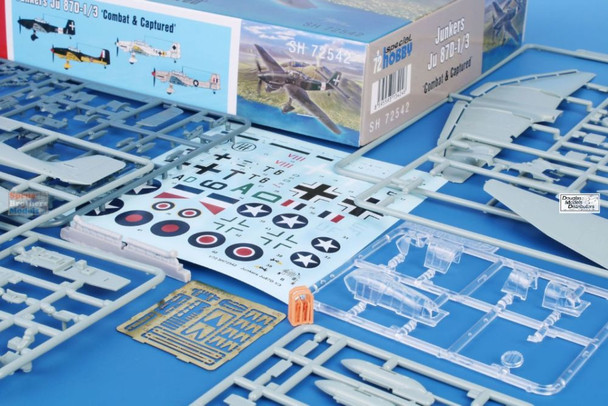 SPH72542 1:72 Special Hobby Ju87D-1/3 Stuka 'Combat & Captured'