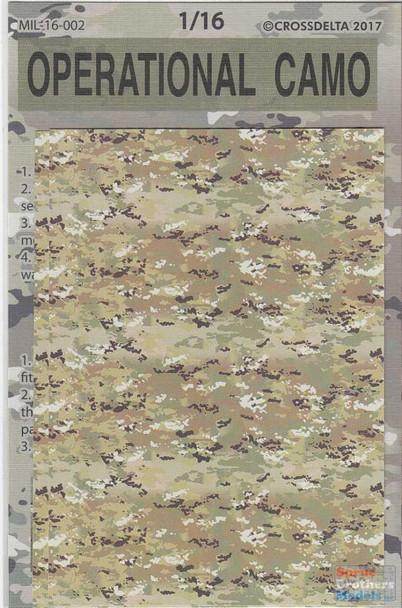 CXDMIL16002 1:16 CrossDelta Operational Camo Decal