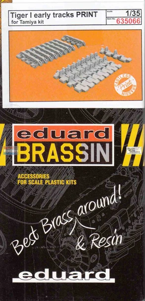 EDU635066 1:35 Eduard Brassin Tiger I Early Workable Track Set (TAM kit)