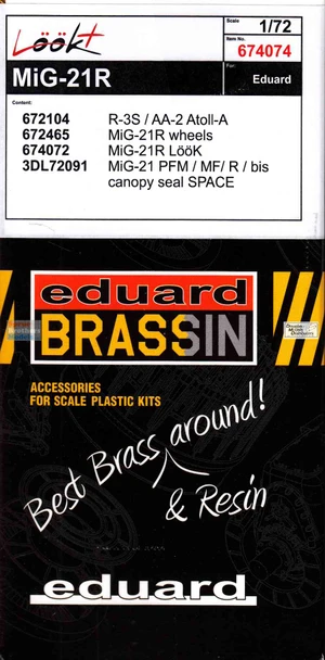 EDU674074 1:72 Eduard LookPlus - MiG-21R Fishbed Detail Set (EDU kit)