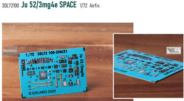 EDU3DL72100 1:72 Eduard SPACE - Ju52/3mg4e (AFX kit)