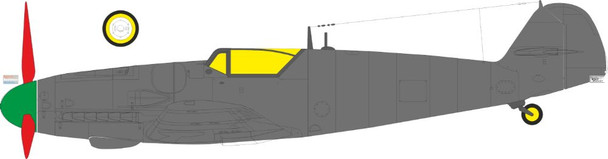 EDUEX1197 1:48 Eduard Mask - Bf109G-6 Late Erla Canopy TFACE (TAM kit)
