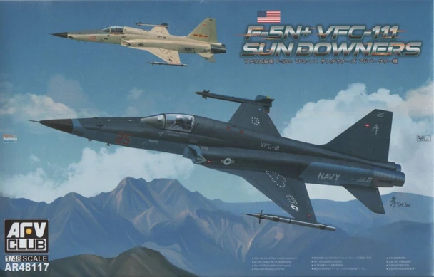 AFV48117 1:48 AFV Club F-5N+ Tiger II VFC-111 Sundowners