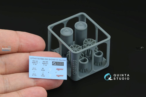 QTSQT48198 1:48 Quinta Studio RBK-500 ShOAB-0.5 Bomb Set