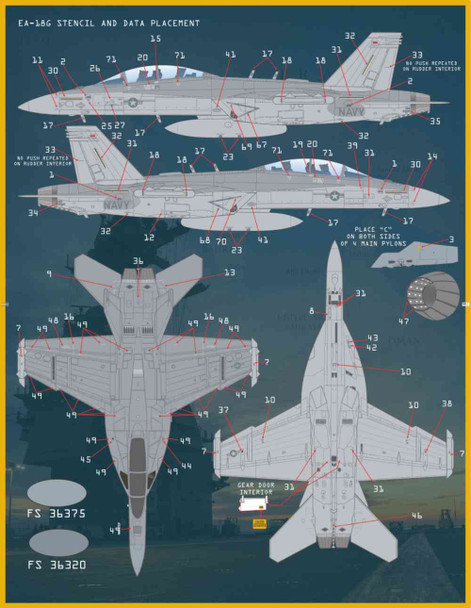 FUR48104 1:48 Furball Aero Design F-18E F-18F Super Hornet EA-18G Growler 'Team Factory CVW-8 at War Part 2: Operation Epic Fury'