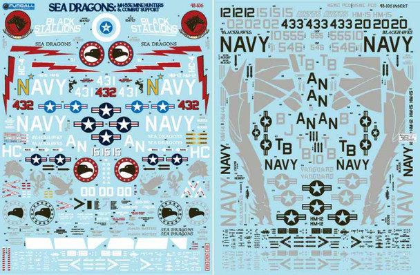 FUR48106 1:48 Furball Aero Design MH-53E Sea Dragon "Sea Dragons: MH-53E Mine Hunters & Combat Support'