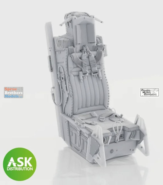 ASKA48108 1:48 ASK/Art Scale Aces II Ejection Seat Set with Seatbelts for Early F-16 Falcon (KIN kit)