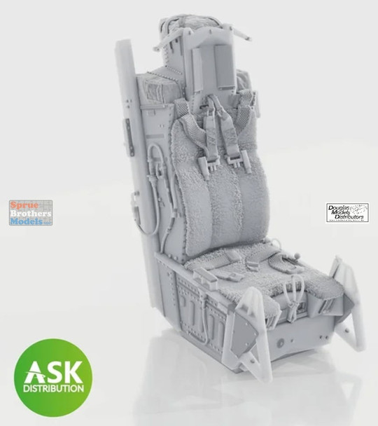 ASKA48112 1:48 ASK/Art Scale Aces II Ejection Seat Set with Seatbelts for Late F-16 Falcon (KIN kit)