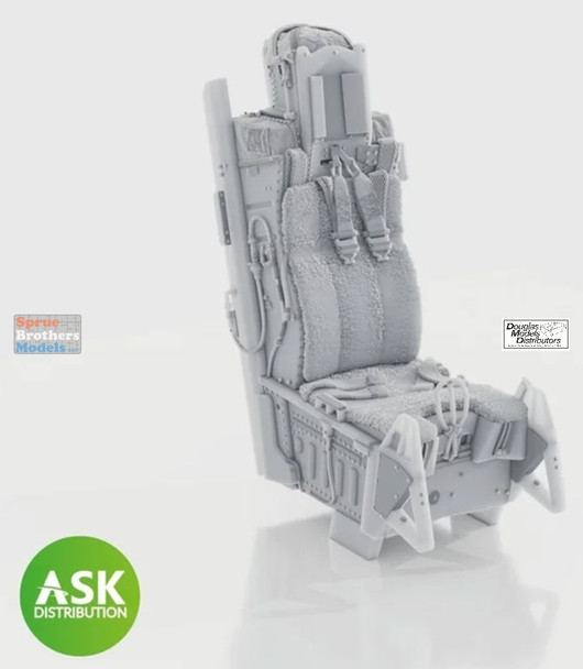 ASKA48110 1:48 ASK/Art Scale Aces II Ejection Seat Set with Seatbelts for F-16CM Falcon (GWH kit)