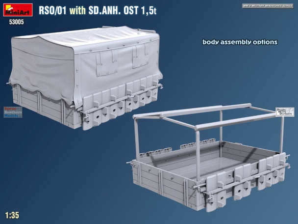 MIA53005 1:35 Miniart RSO/01 with Trailer Sd.Anh. Ost 1.5t