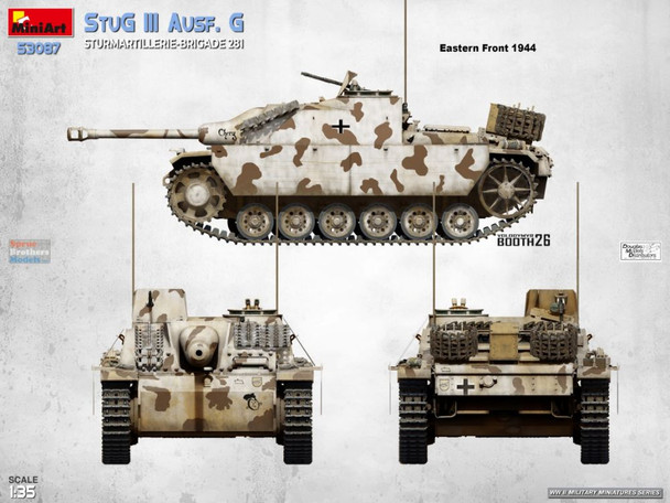 MIA53087 1:35 Miniart STuG.III Ausf.G Sturmartillerie-Brigrade 281