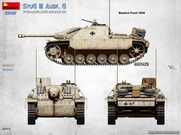 MIA53087 1:35 Miniart STuG.III Ausf.G Sturmartillerie-Brigrade 281