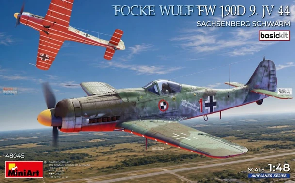 MIA48045 1:48 Miniart Fw190D-9 JV44 Sachsenberg Schwarm [Basic Kit]