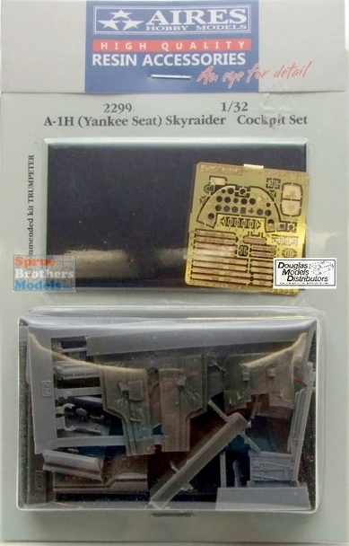 ARS2299 1:32 Aires A-1H Skyraider Cockpit Set with Yankee Seat (TRP kit)