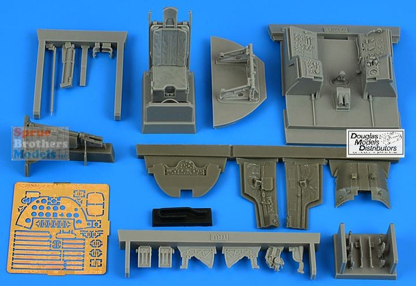 ARS2299 1:32 Aires A-1H Skyraider Cockpit Set with Yankee Seat (TRP kit)