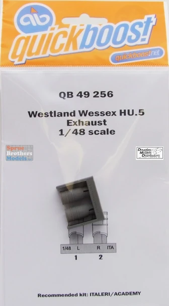 QBT49256 1:48 Quickboost Westland Wessex HU.5 Exhaust (ITA/ACA kit)