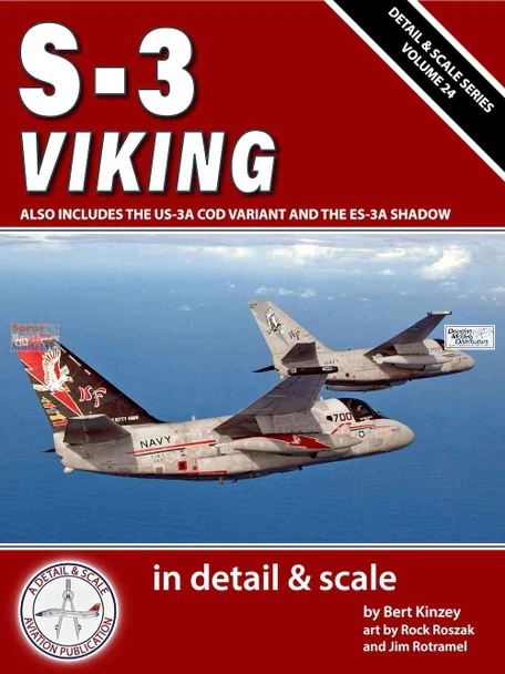 DAS3394 Detail & Scale Books - S-3 Viking (Includes US-3A COD and ES-3A Shadow)