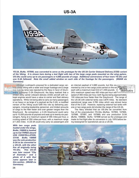 DAS3394 Detail & Scale Books - S-3 Viking (Includes US-3A COD and ES-3A Shadow)