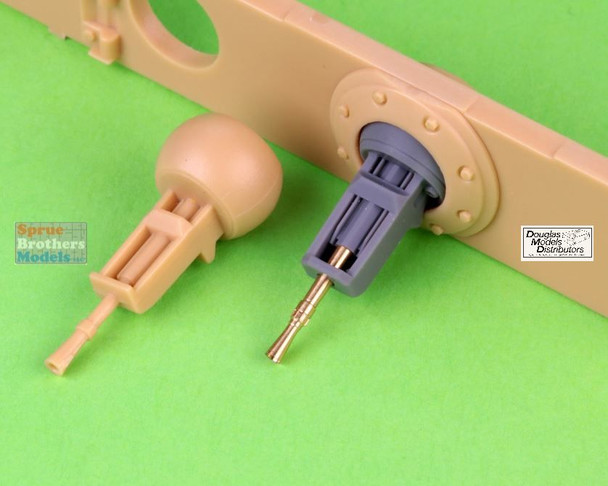 MASGM35104 1:35 Master Model Cromwell Mk.IV QF 75mm Gun Barrel & BESA Machine Gun Tips (AFX kit)