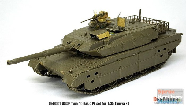 DEFDE48001 1:48 DEF Model JGSDF Type 10 MBT Basic PE Set (TAM kit)