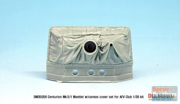 DEFDM35058 1:35 DEF Model Centurion Mk.5/1 Mantlet with Canvas Cover Set (AFV lit) (ACA/TAM kit)